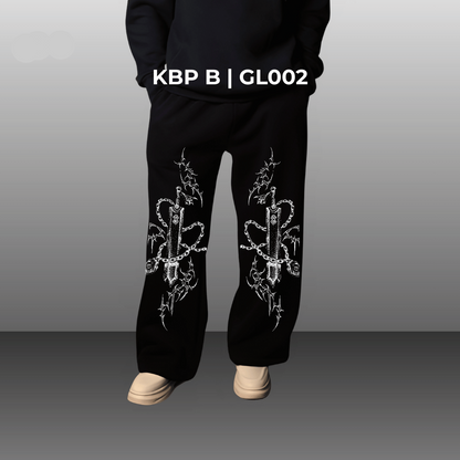 TOJI UNISEX BOOTCUT FIT BAGGY PANTS