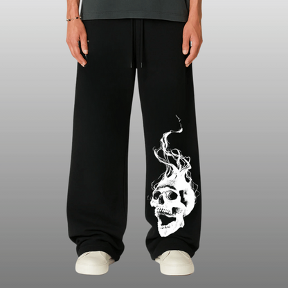 HAUNT UNISEX STRAIGHT FIT BAGGY PANTS