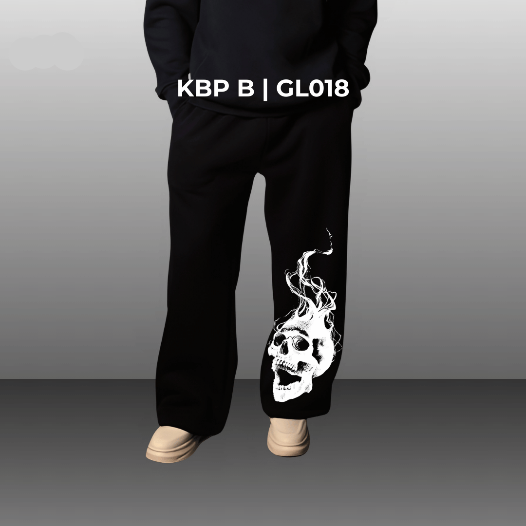 HAUNT UNISEX BOOTCUT FIT BAGGY PANTS