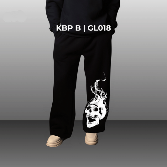 HAUNT UNISEX BOOTCUT FIT BAGGY PANTS