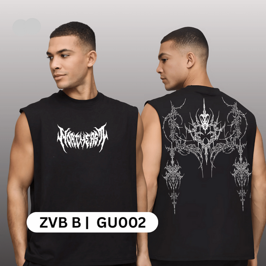 ASH DEMON BLACK UNISEX BOXY VEST