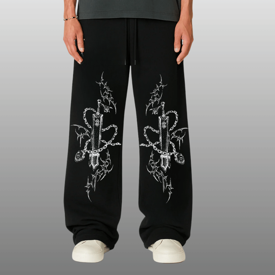 TOJI UNISEX STRAIGHT FIT BAGGY PANTS