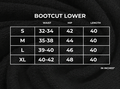 MUTATION UNISEX BOOTCUT FIT BAGGY PANTS