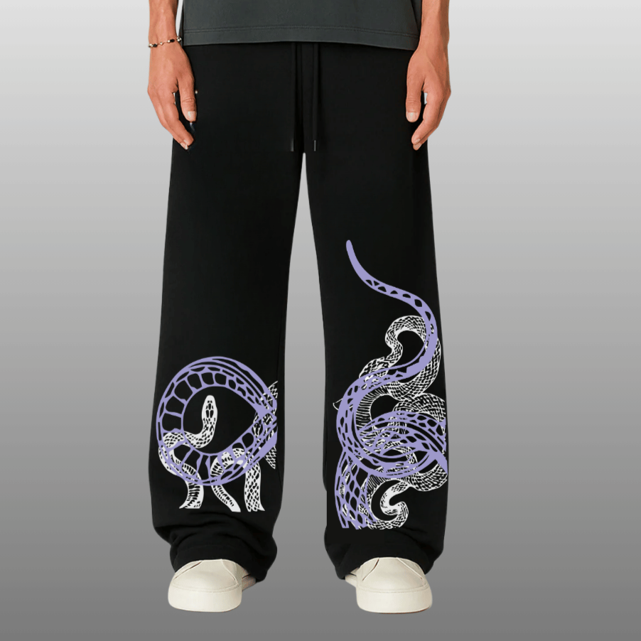 DRACON UNISEX STRAIGHT FIT BAGGY PANTS