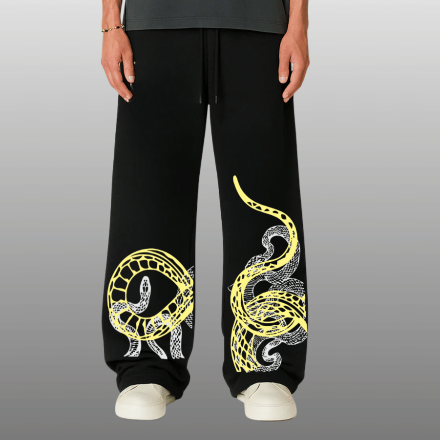 DRACON UNISEX STRAIGHT FIT BAGGY PANTS