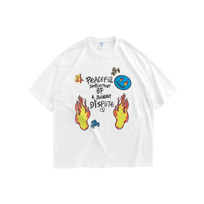 BOUNDARY DISPUTE OVERSIZE T-SHIRT